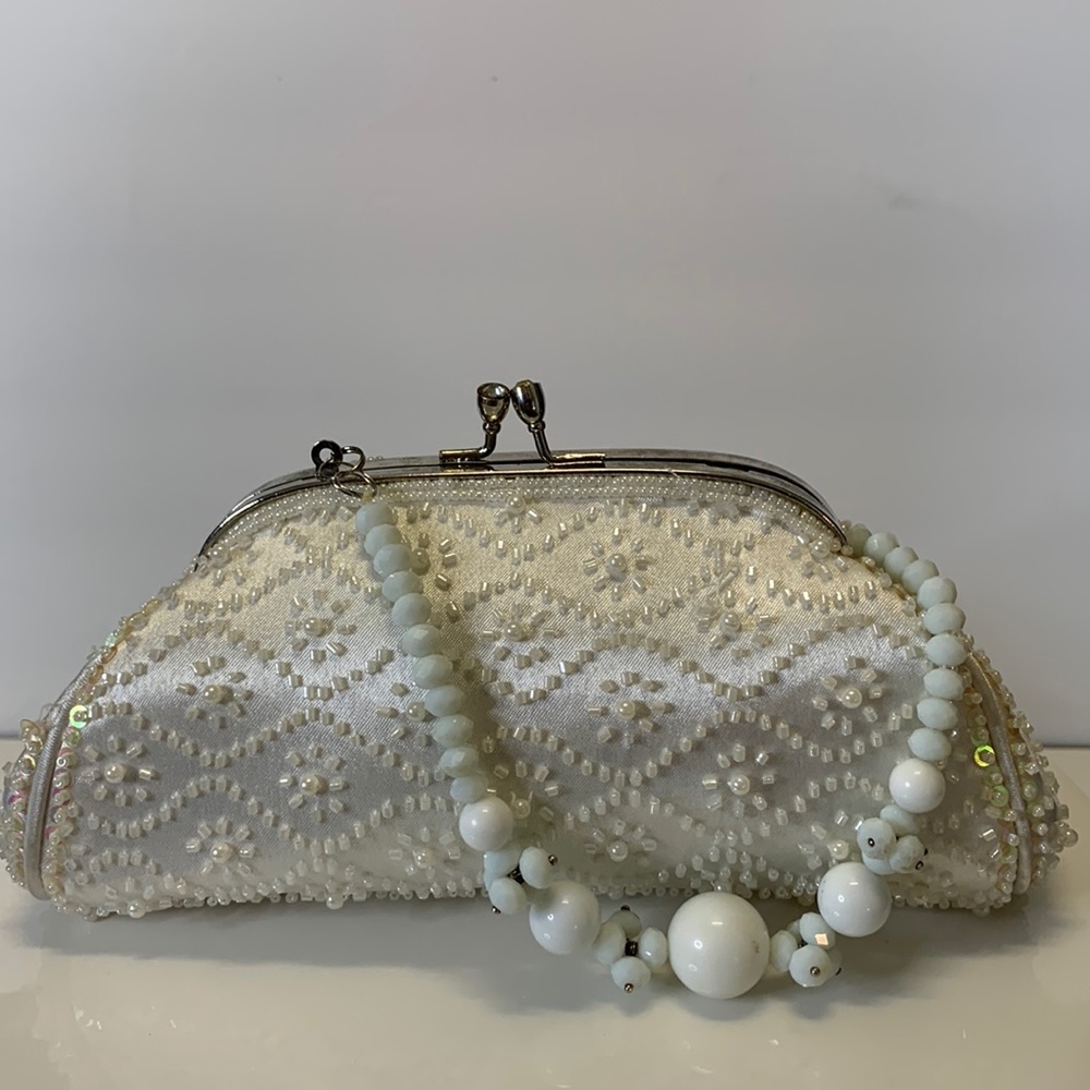 Moni Couture vintage beaded evening bag